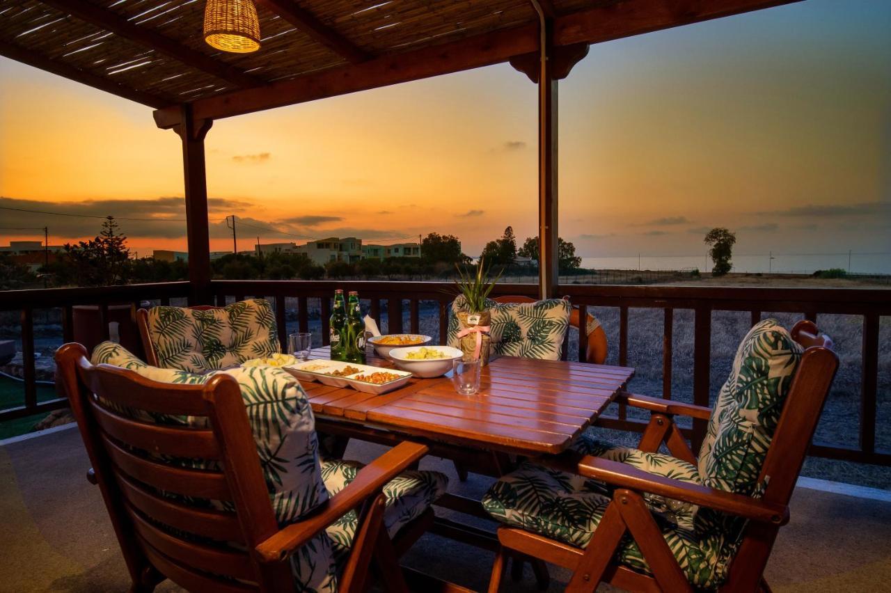 Mayia Sunset Sea Front House Gouves Heraklion Exterior foto